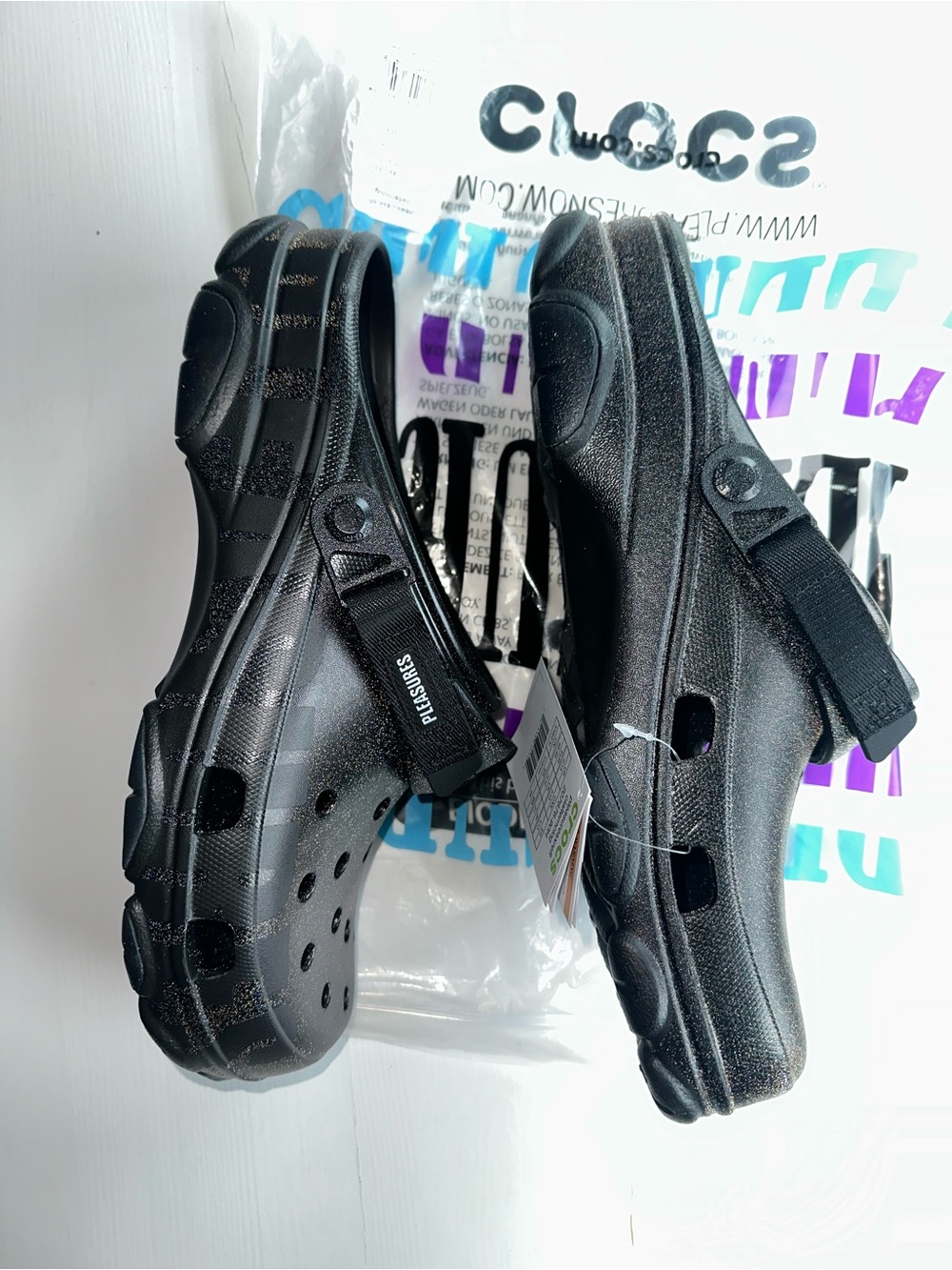 Pleasures x Crocs All-Terrain Clog Black 3m 2021 - Picture 2 of 9